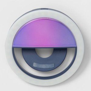 NIB - heyday™ Cell Phone Selfie Light - Dark Iridescent